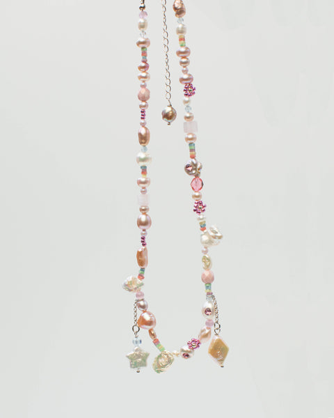 Pastel Rose Necklace