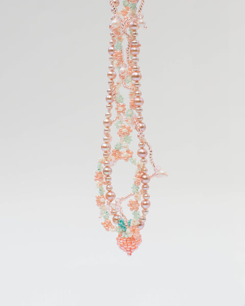 Peach Vine Necklace