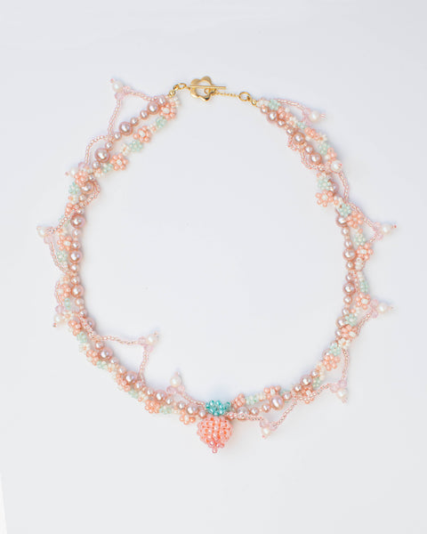 Peach Vine Necklace