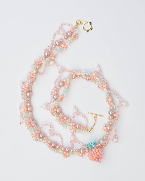 Peach Vine Necklace